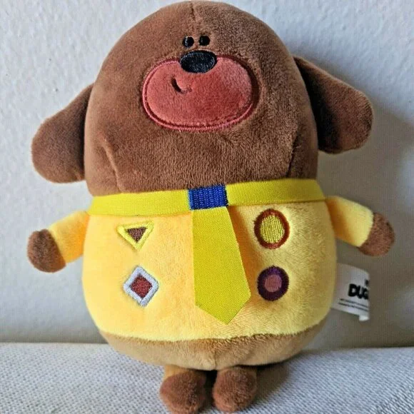 Hey Duggie 2014 Stuffed Plush Toy Doll Puppy Dog Kids BBC 7” Stuffed Animal - Picture 4 of 5